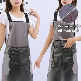 Adjustable Oil-Water Proof Transparent Cooking Apron
